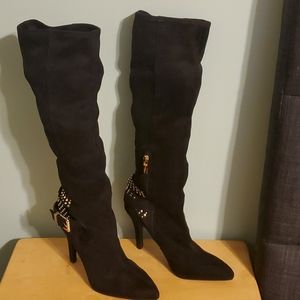 BCBGeneration Black Suede Boots